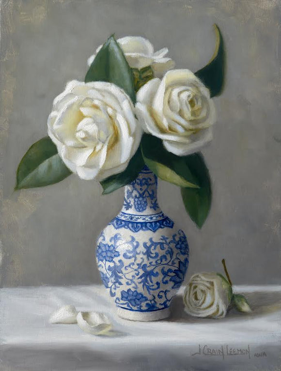 Camellia Elegance by Jeanne Leemon